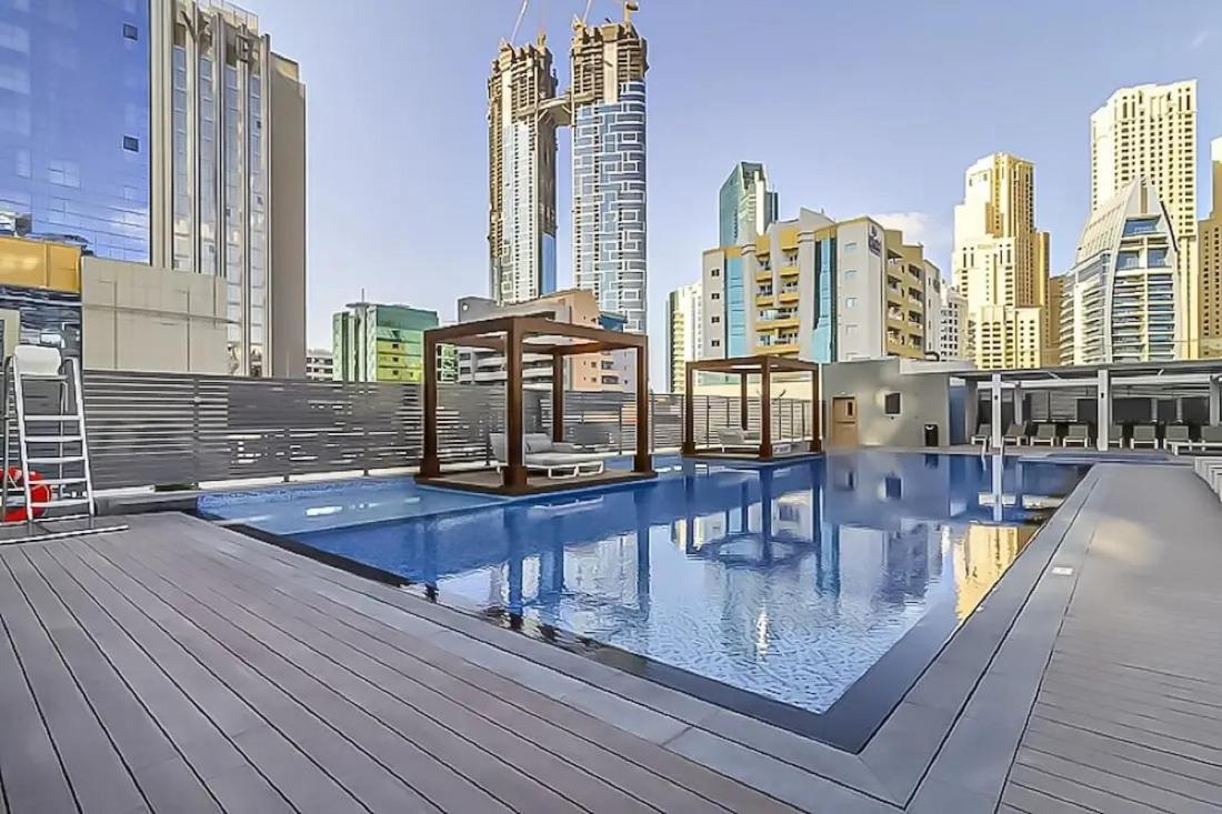 Marina - Sauna, Gym And Jacuzzi In The Building Apartment ดูไบ ภายนอก รูปภาพ